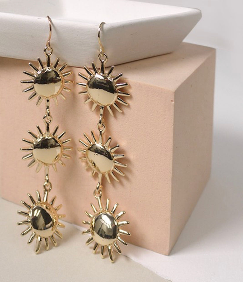 Sun Burst Earring