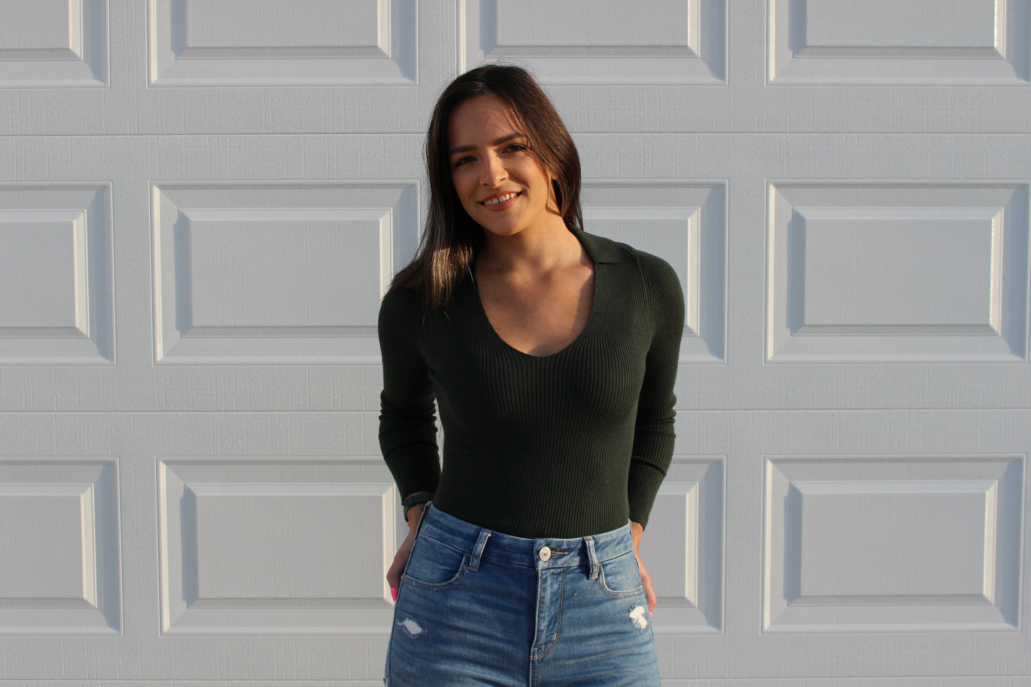 Ribbed bodysuit