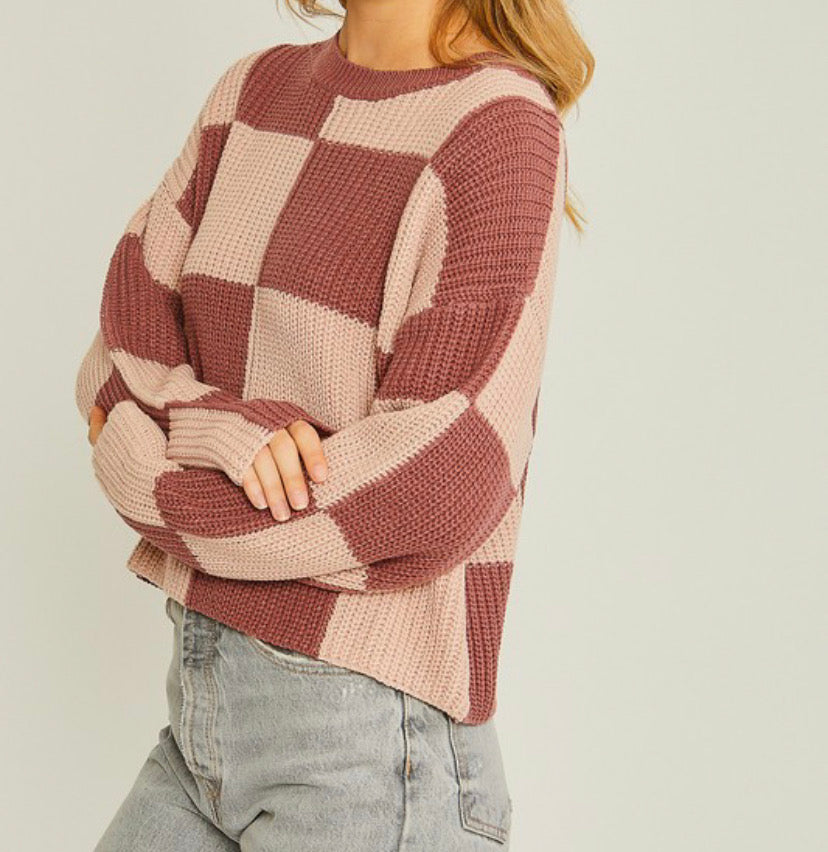 Checkered Sweater