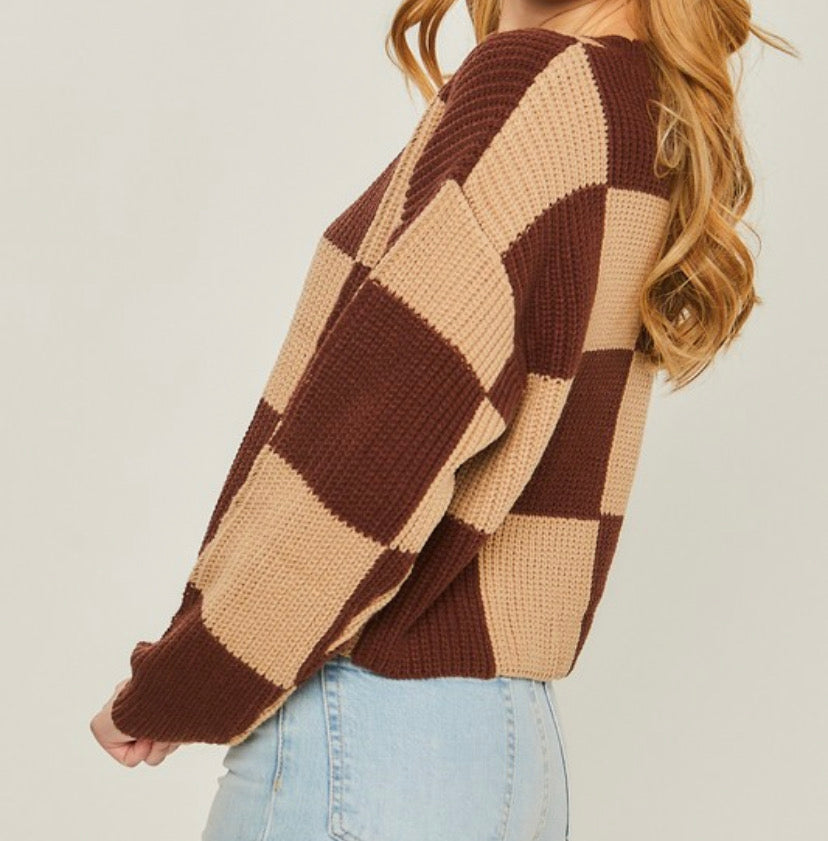 Checkered Sweater