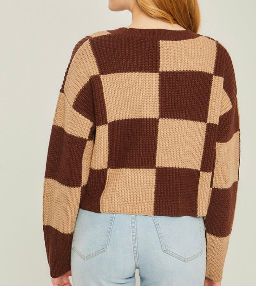 Checkered Sweater