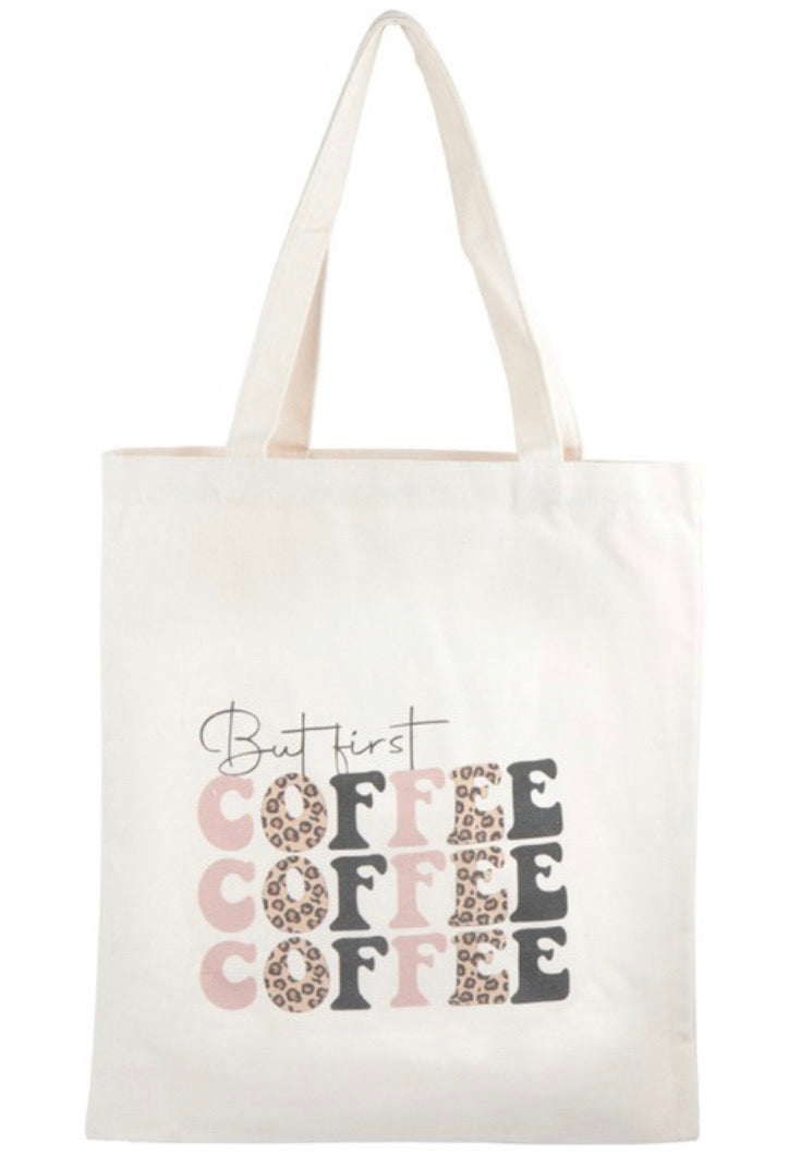 But first coffee tote