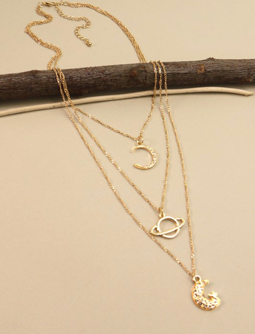 Shooting star necklace