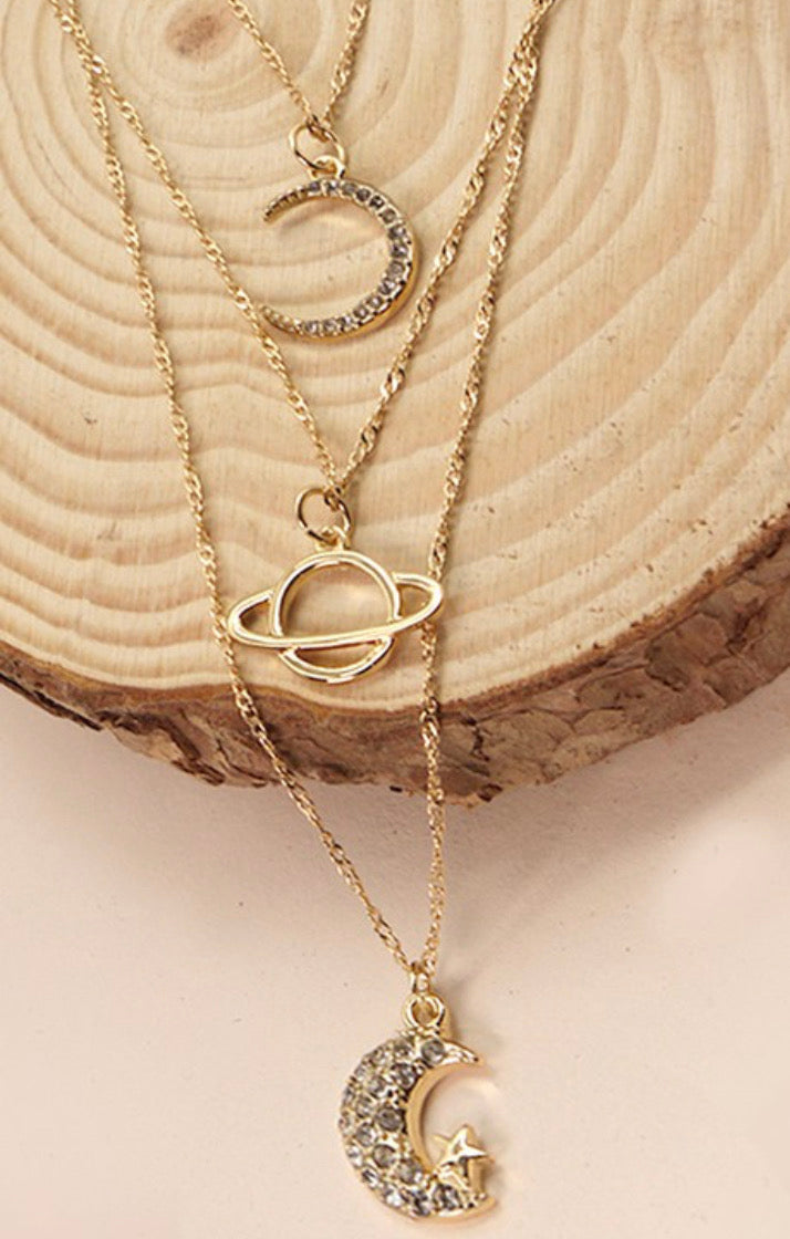 Shooting star necklace