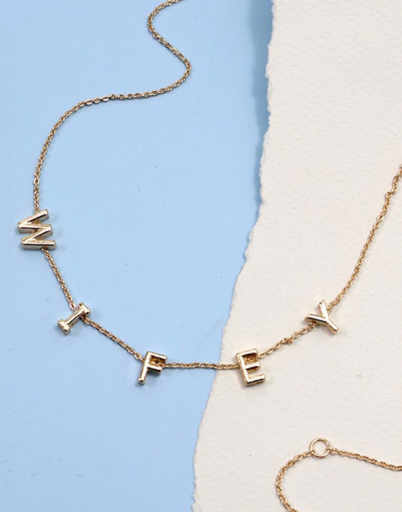 Wifey Necklace