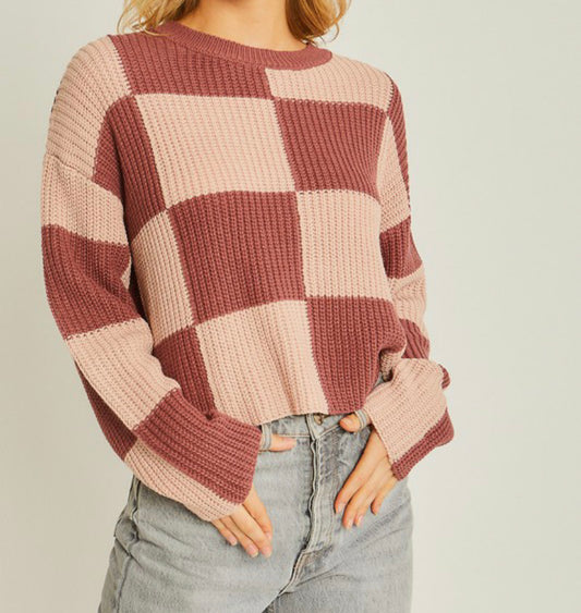 Checkered Sweater
