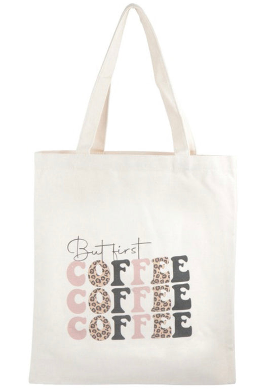 But first coffee tote